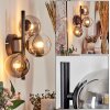 CHEHALIS Wall Light - glass clear, Smoke-coloured, 3-light sources