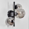 CHEHALIS Wall Light - glass Smoke-coloured, 3-light sources
