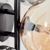 CHEHALIS Wall Light - glass Amber, clear, Smoke-coloured, 3-light sources