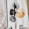 CHEHALIS Wall Light - glass Amber, clear, Smoke-coloured, 3-light sources