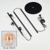 REMAISNIL Floor Lamp - glass Amber, 3-light sources