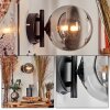 CHEHALIS Wall Light - glass clear, Smoke-coloured, 1-light source