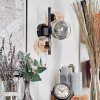CHEHALIS Wall Light - glass Amber, clear, Smoke-coloured, 3-light sources