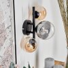 CHEHALIS Wall Light - glass Amber, clear, Smoke-coloured, 3-light sources