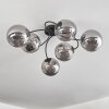 CHEHALIS Ceiling Light - glass Smoke-coloured, 6-light sources