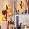 CHEHALIS Wall Light - glass Amber, 3-light sources