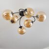 CHEHALIS Ceiling Light - glass Amber, 6-light sources