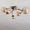 CHEHALIS Ceiling Light - glass Amber, 6-light sources