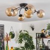 CHEHALIS Ceiling Light - glass Amber, 6-light sources
