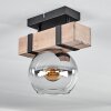MONTGOMERY Ceiling Light - glass Ecru, black, 1-light source