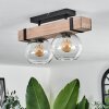 MONTGOMERY Ceiling Light - glass Ecru, black, 2-light sources