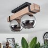MONTGOMERY Ceiling Light - glass Ecru, black, 2-light sources