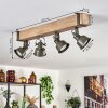PEHEFITO Ceiling Light Ecru, black, 4-light sources