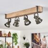 PEHEFITO Ceiling Light Ecru, black, 4-light sources