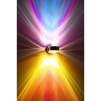 Top Light PukWall wall light LED chrome, 2-light sources
