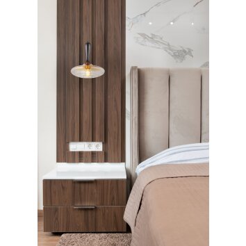 Globo ALADDIN Pendant Light black, 1-light source