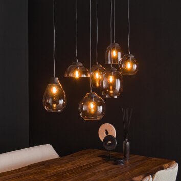 Espriella Pendant Light anthracite, 7-light sources