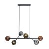 Molucule pendant luminaire anthracite, 6-light sources