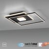 Leuchten-Direkt DOMINO Ceiling Light LED black, 1-light source