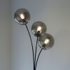 Leuchten-Direkt GREEN WIDOW Floor Lamp Ecru, black, 3-light sources