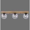 Leuchten-Direkt GREEN WIDOW Ceiling Light Ecru, black, 3-light sources