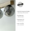 Leuchten-Direkt GREEN WIDOW Ceiling Light Ecru, black, 3-light sources