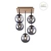 JUST LIGHT GERDA WIDOW Ceiling Light Ecru, black, 5-light sources
