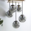 JUST LIGHT GERDA WIDOW Ceiling Light Ecru, black, 5-light sources