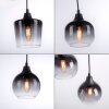 Leuchten-Direkt GREEN ZEA Pendant Light Ecru, black, 3-light sources