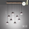 Leuchten-Direkt GREEN ZEA Pendant Light Ecru, black, 8-light sources