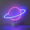 Leuchten-Direkt NEON-SATURN decorative light LED white, 1-light source