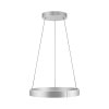Paul-Neuhaus PURE E-CLIPSE Pendant Light LED silver, 2-light sources, Remote control