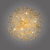 Paul-Neuhaus SAREA Ceiling Light gold, 10-light sources