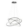 Paul-Neuhaus TESSARA Pendant Light LED anthracite, 1-light source, Remote control
