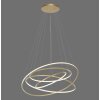 Paul-Neuhaus TESSARA Pendant Light LED gold, 1-light source, Remote control