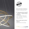 Paul-Neuhaus TESSARA Pendant Light LED gold, 1-light source, Remote control