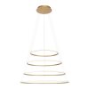 Paul-Neuhaus TESSARA Pendant Light LED gold, 1-light source, Remote control