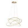 Paul-Neuhaus TESSARA Pendant Light LED gold, 1-light source, Remote control