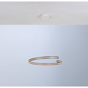 Bopp BREAK Pendant Light LED anthracite, 1-light source