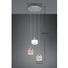 Trio KAPRUN Pendant Light chrome, 3-light sources