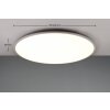 Trio YUMA Ceiling Light LED titanium, 1-light source, Remote control