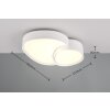 Trio RISE Ceiling Light LED white, 1-light source, Remote control
