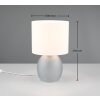 Trio VELA Table lamp grey, 1-light source