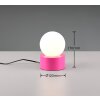 Reality COUNTESS Table lamp pink, 1-light source