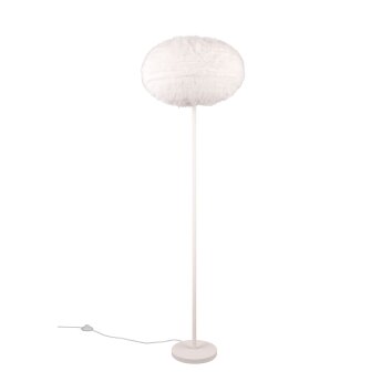 Reality FURRY Floor Lamp beige, 1-light source