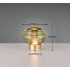 Reality EARL Table lamp LED brass, 1-light source