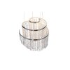 Reality POMP Pendant Light LED chrome, 1-light source, Remote control