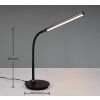 Reality TORO Table lamp LED black, 1-light source