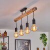 Soungou Ceiling Light Ecru, black, 4-light sources