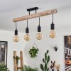 Soungou Ceiling Light Ecru, black, 4-light sources